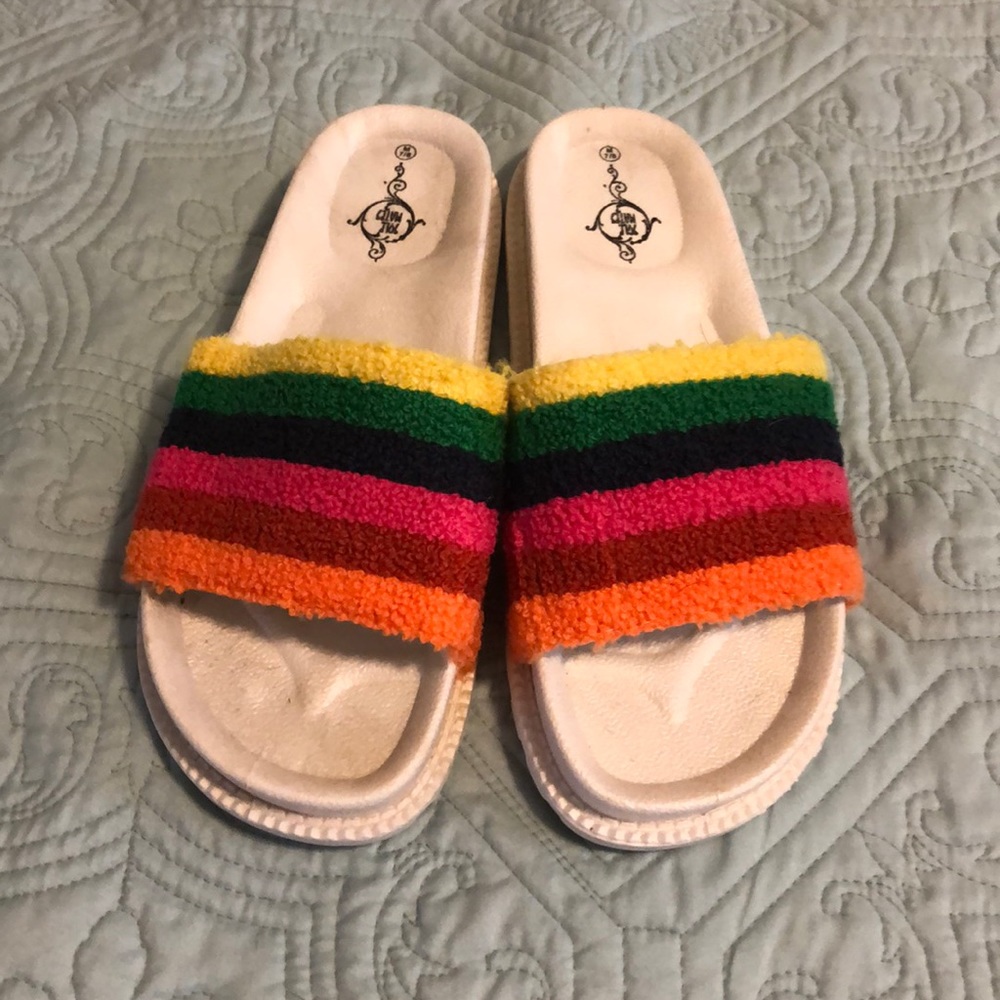 Rainbow sandals
